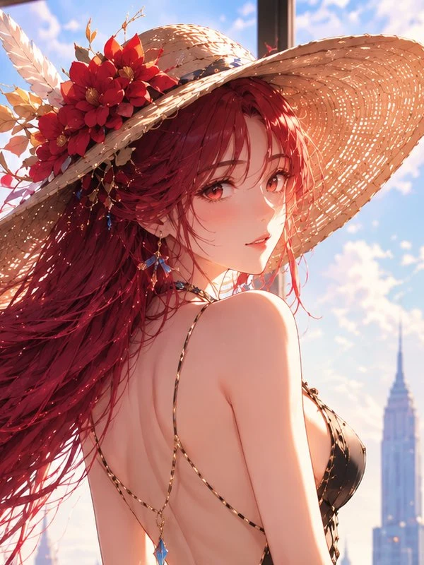 Lauren, a fictional adult character for private chat, shown in a portrait